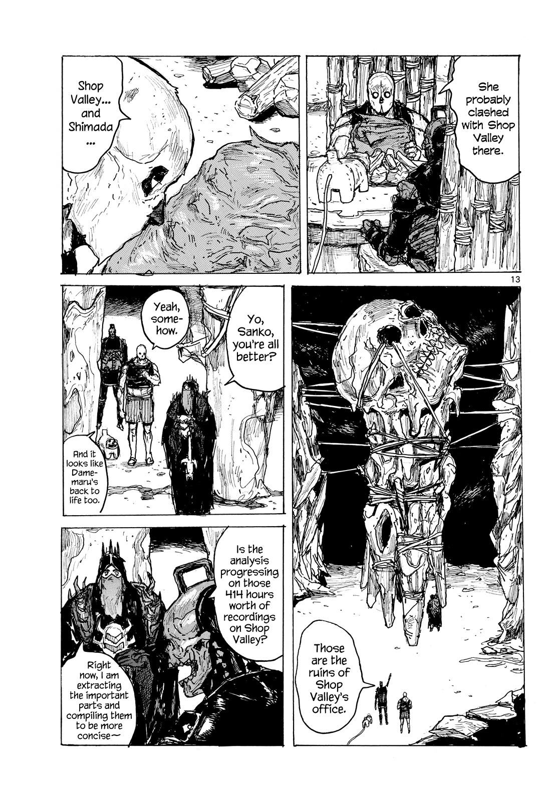 Dai Dark Chapter 64 page 13 - Chapter 64: The Triangle at the Furthest Reaches, Come Back Again Shimada.