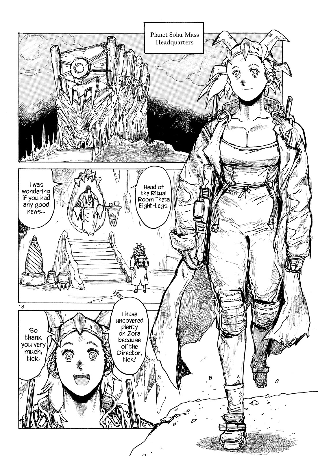 Dai Dark Chapter 64 page 18 - Chapter 64: The Triangle at the Furthest Reaches, Come Back Again Shimada.