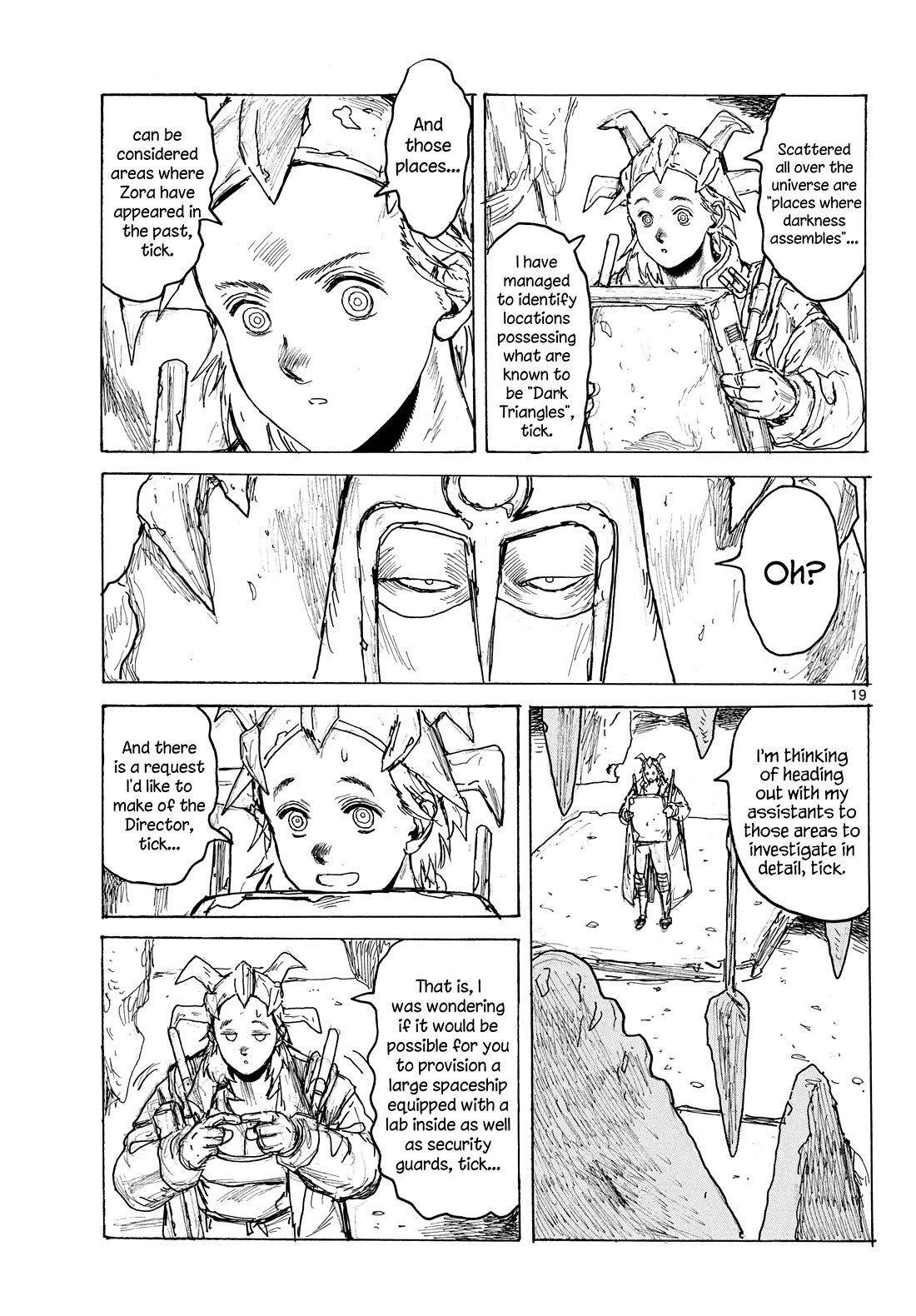 Dai Dark Chapter 64 page 19 - Chapter 64: The Triangle at the Furthest Reaches, Come Back Again Shimada.