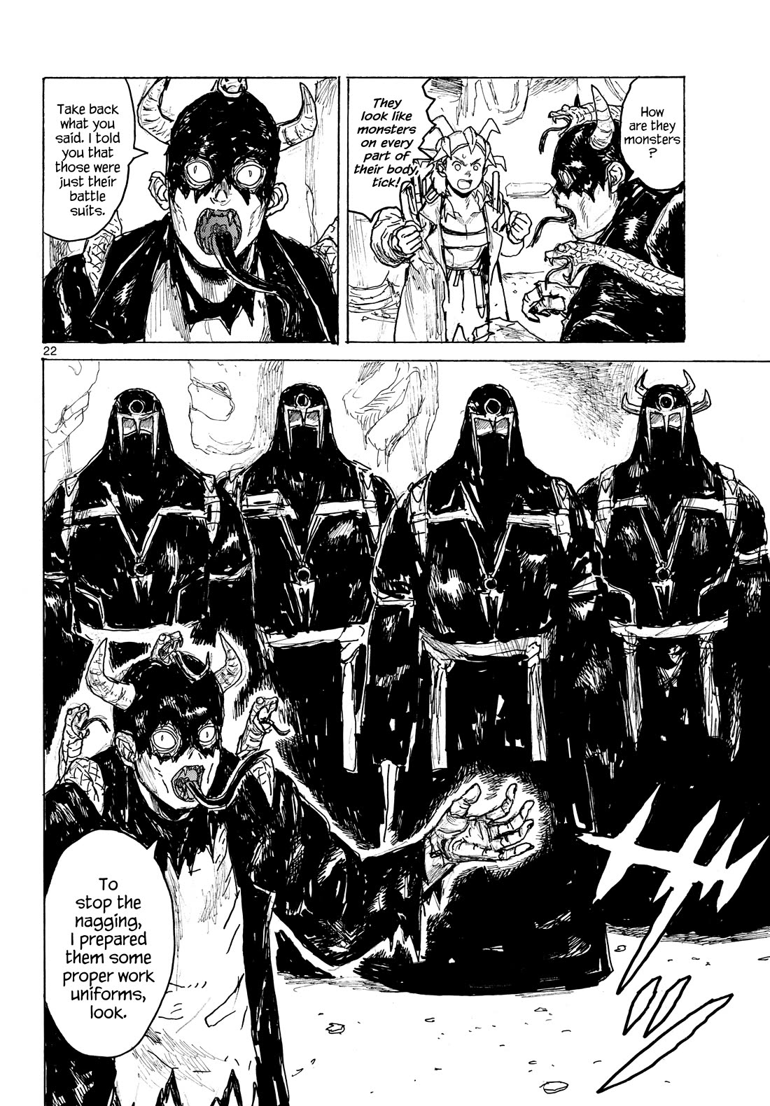 Dai Dark Chapter 64 page 22 - Chapter 64: The Triangle at the Furthest Reaches, Come Back Again Shimada.