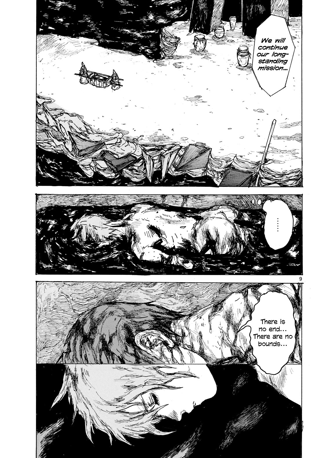 Dai Dark Chapter 64 page 9 - Chapter 64: The Triangle at the Furthest Reaches, Come Back Again Shimada.