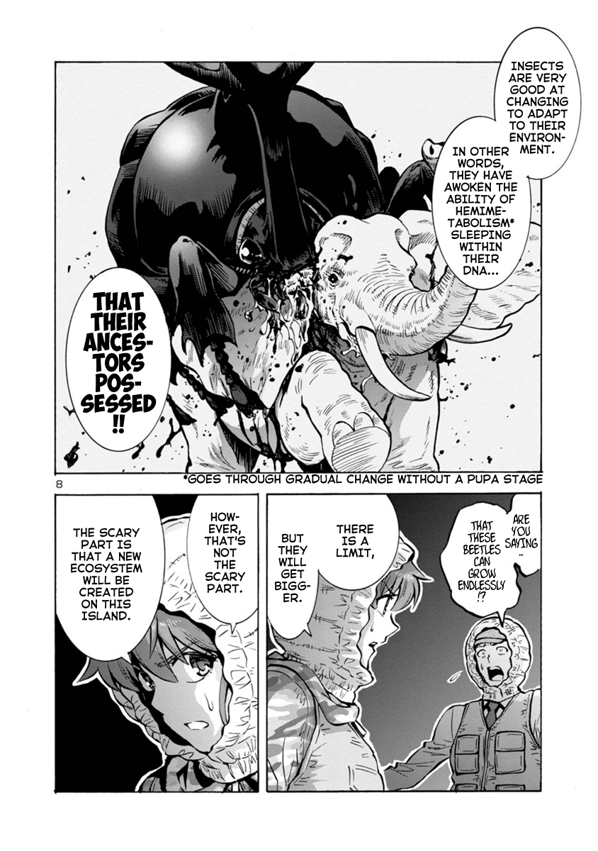 Dai Kyochuu Rettou Chapter 10.1 page 8 - Chapter 10.1: The Savannah Hunter (Part 01)