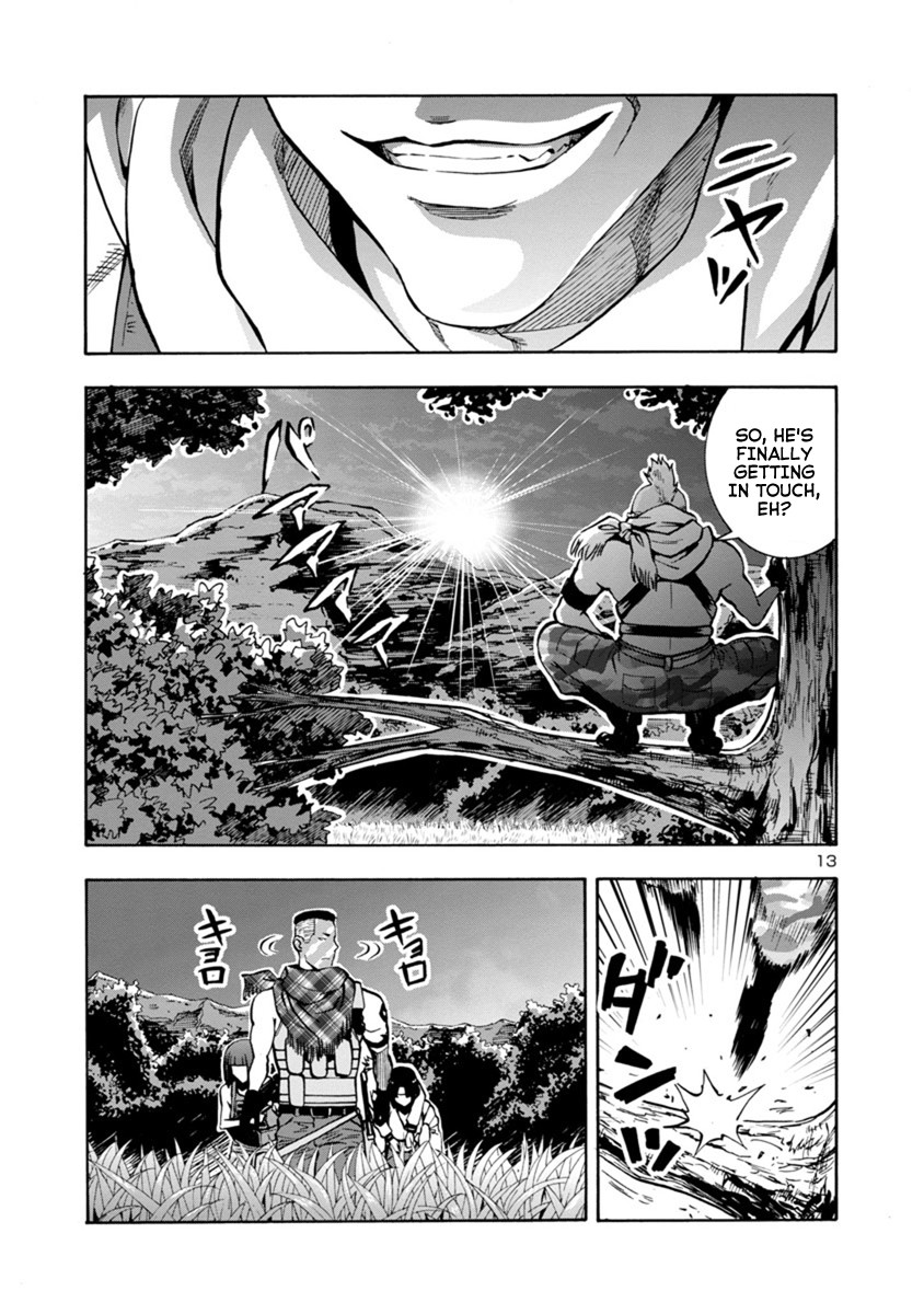 Dai Kyochuu Rettou Chapter 10.2 page 13 - Chapter 10.2: The Savannah Hunter (Part 02)