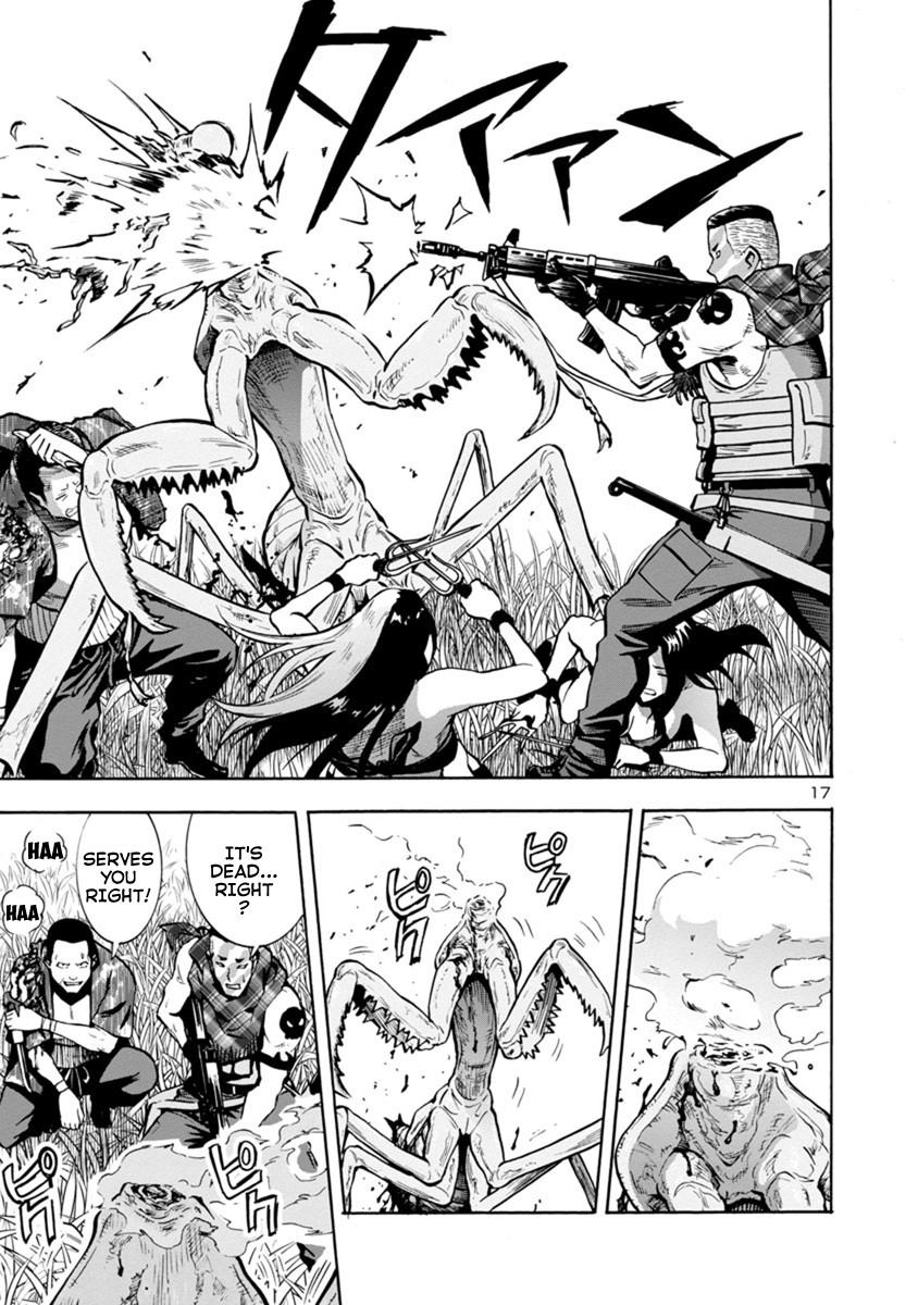 Dai Kyochuu Rettou Chapter 11.1 page 17 - Chapter 11.1: Hunting Ground (Part 01)
