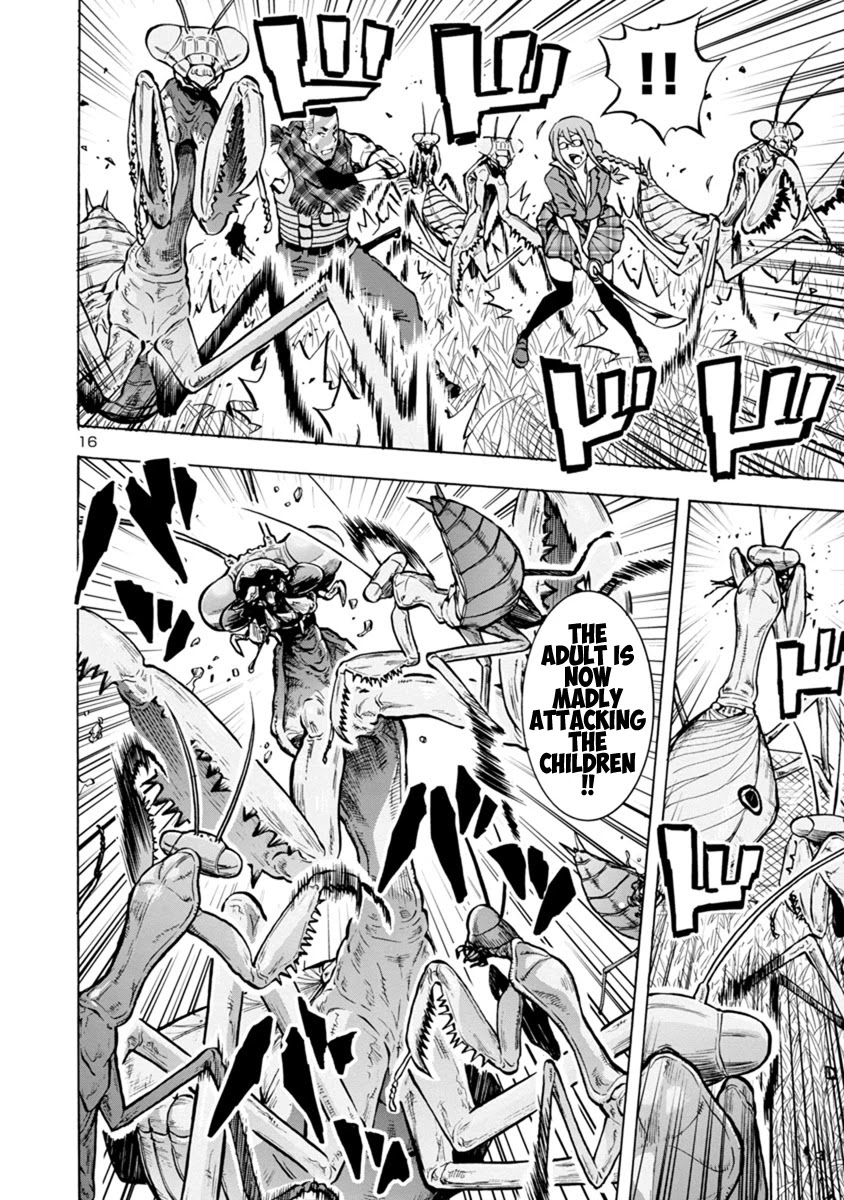 Dai Kyochuu Rettou Chapter 12.1 page 16 - Chapter 12.1: Crest (Part 01)