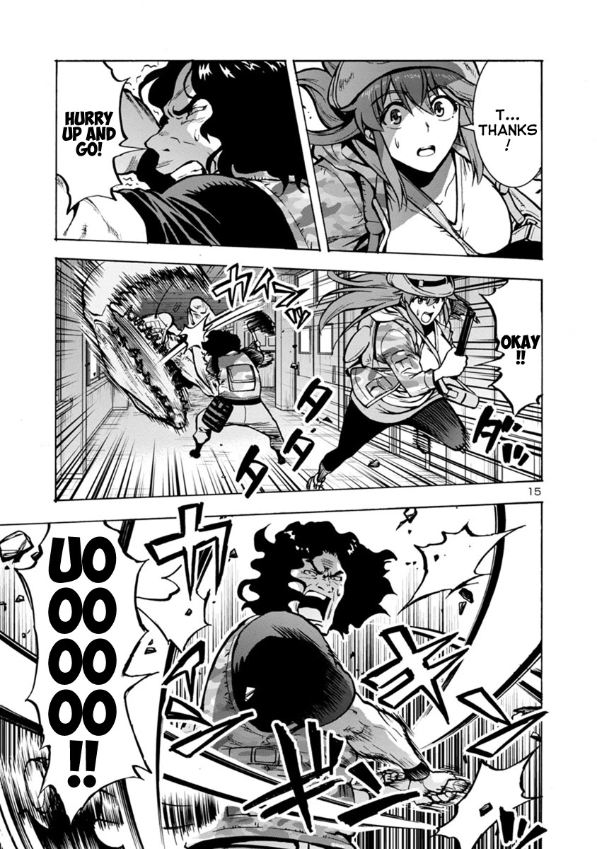 Dai Kyochuu Rettou Chapter 15.2 page 15 - Chapter 15.2: Catch and Run (Part 02)