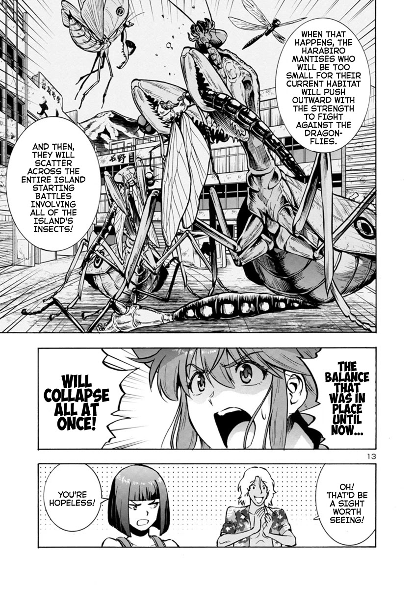 Dai Kyochuu Rettou Chapter 17.1 page 13 - Chapter 17.1: Underwater Hunter (Part 01)