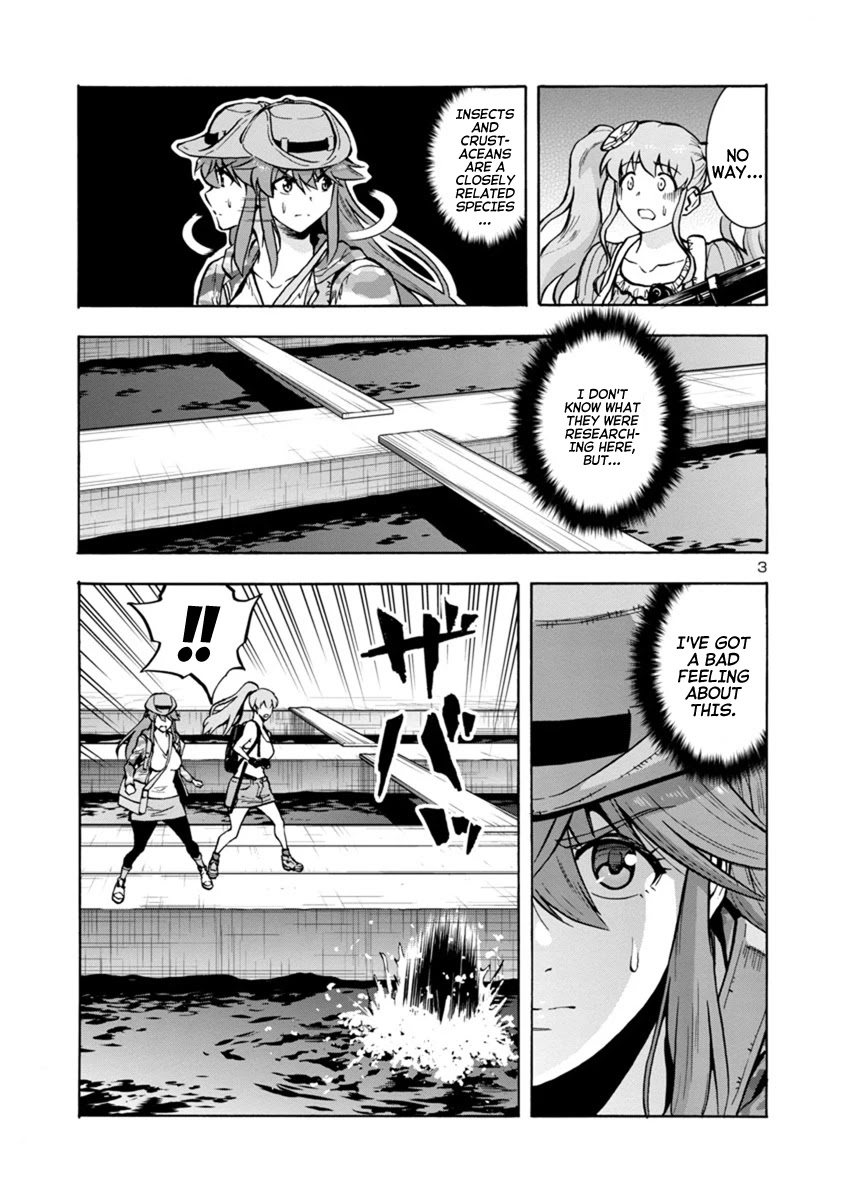 Dai Kyochuu Rettou Chapter 17.2 page 3 - Chapter 17.2: Underwater Hunter (Part 02)
