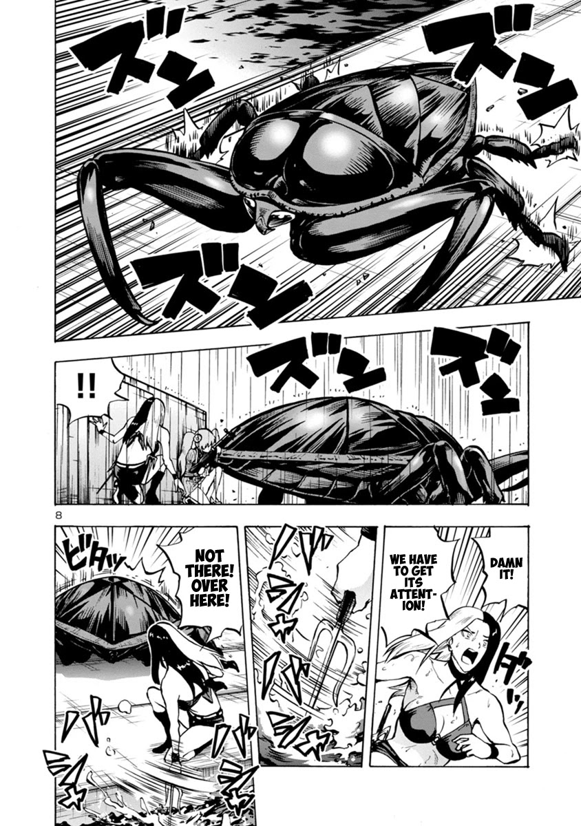 Dai Kyochuu Rettou Chapter 18.2 page 8 - Chapter 18.2: Flying in (Part 02)