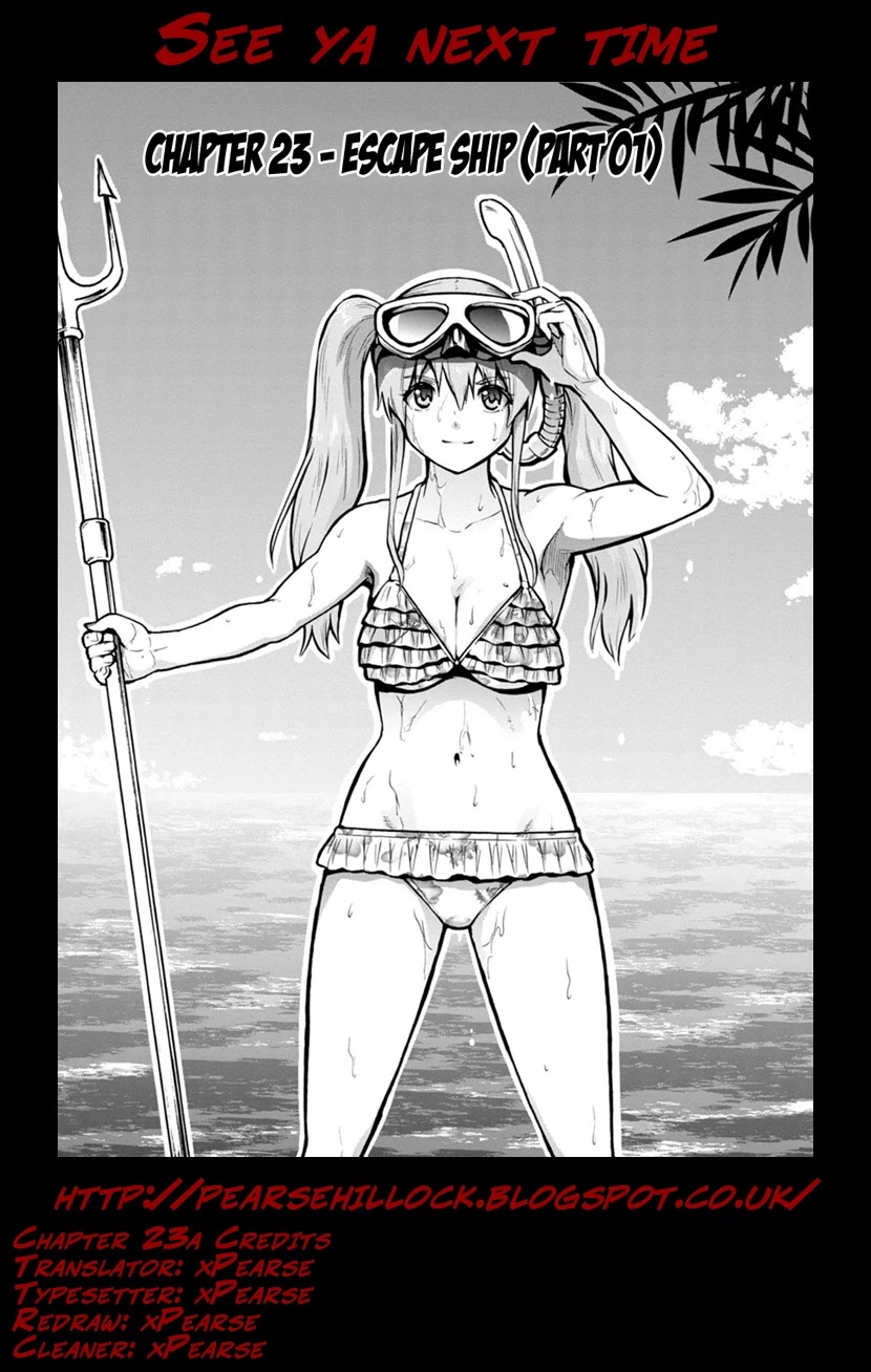 Dai Kyochuu Rettou Chapter 23.1 page 22 - Chapter 23.1: Escape Ship (Part 01)