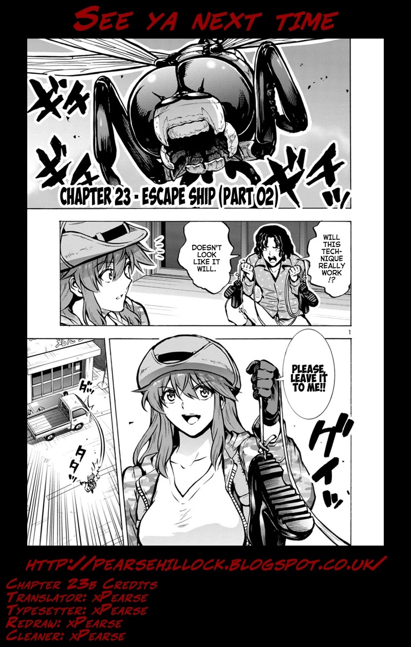 Dai Kyochuu Rettou Chapter 23.2 page 22 - Chapter 23.2: Escape Ship (Part 02)