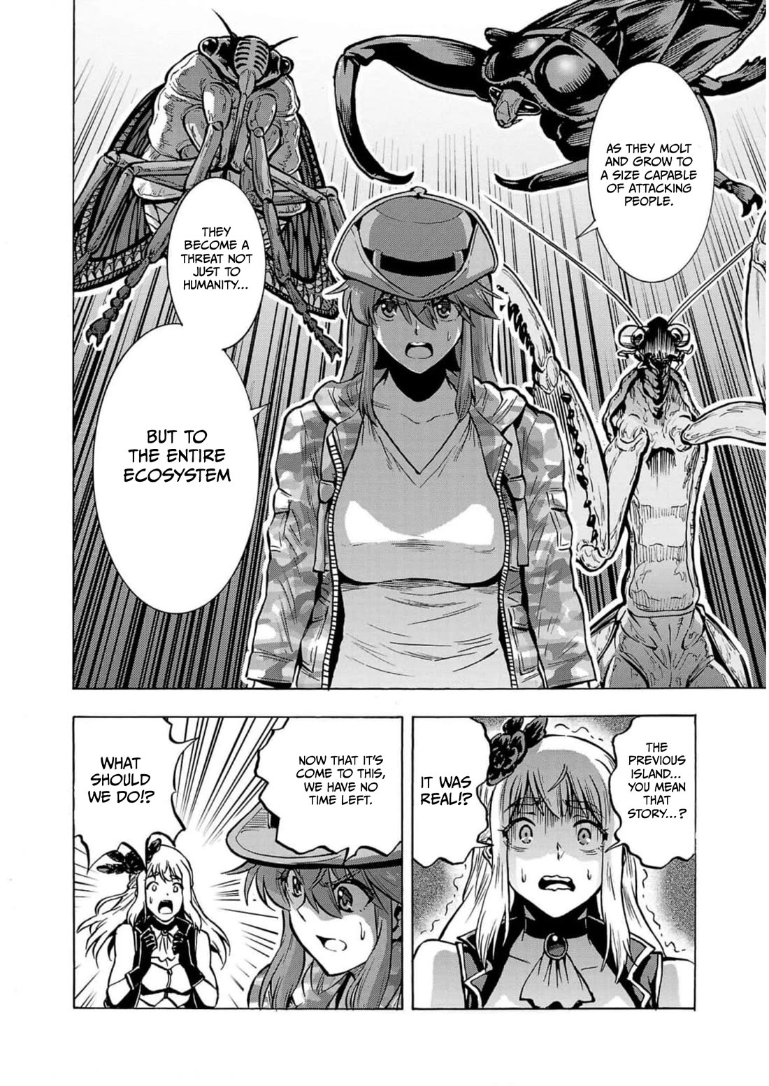 Dai Kyochuu Rettou Chapter 27 page 28 - Chapter 27: Battle In The Dark