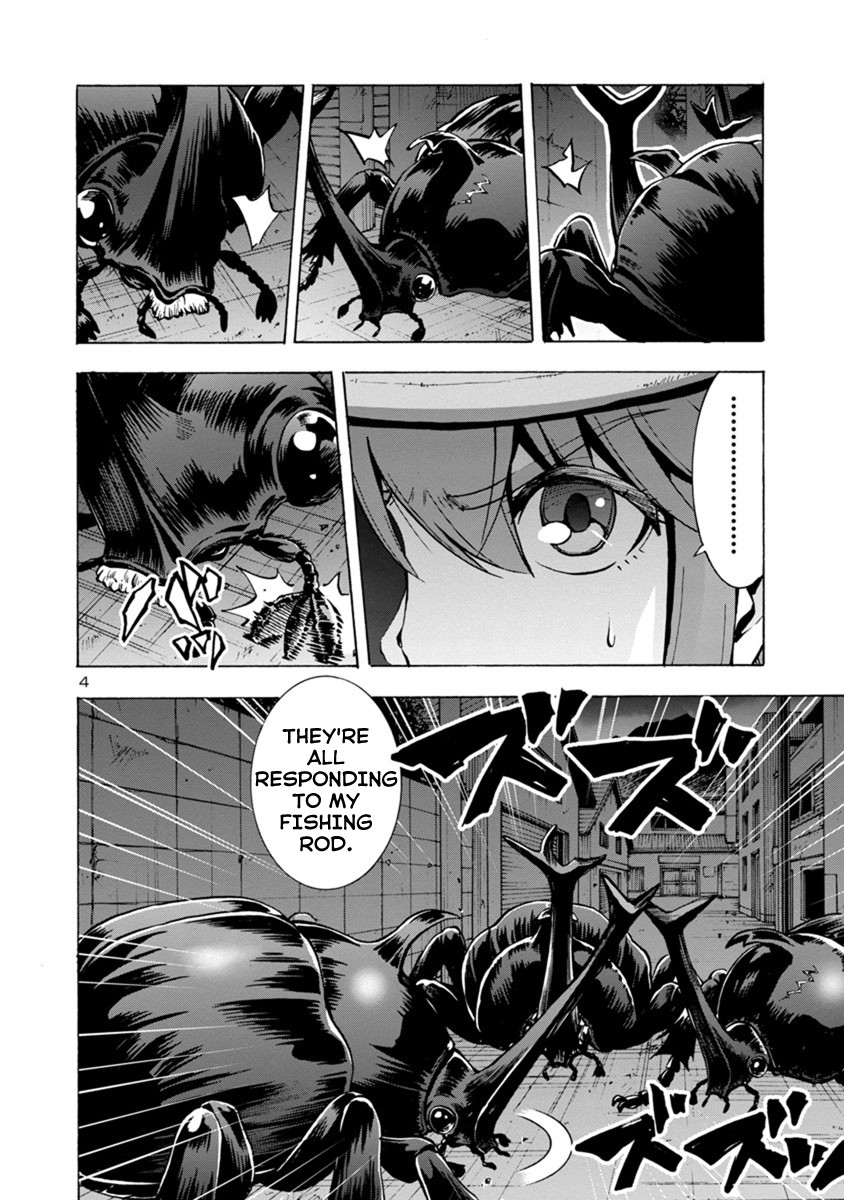 Dai Kyochuu Rettou Chapter 3.1 page 4 - Chapter 3.1: Jet Black Giant Bodies