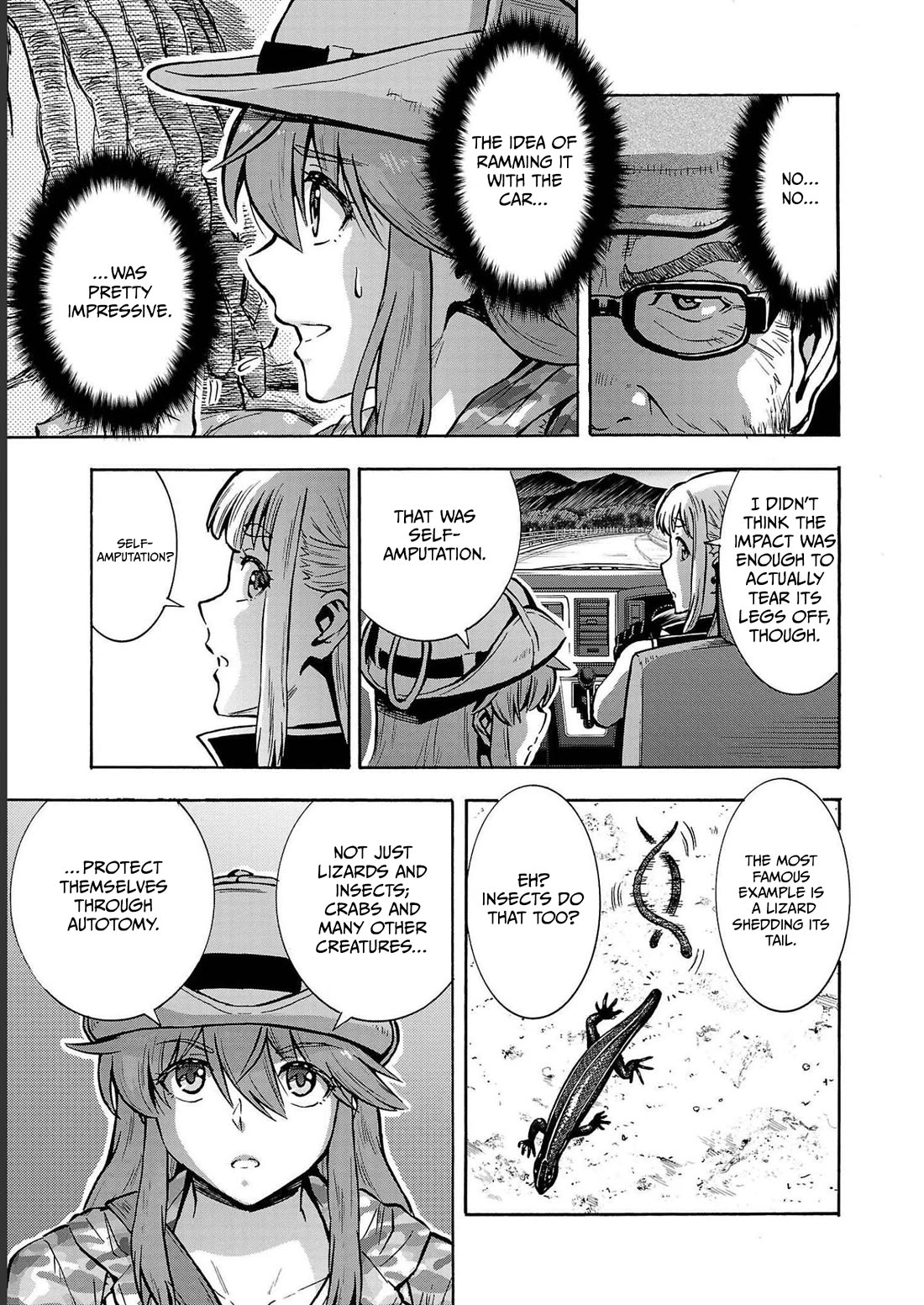 Dai Kyochuu Rettou Chapter 33 page 34 - Chapter 33: ADAPTATION