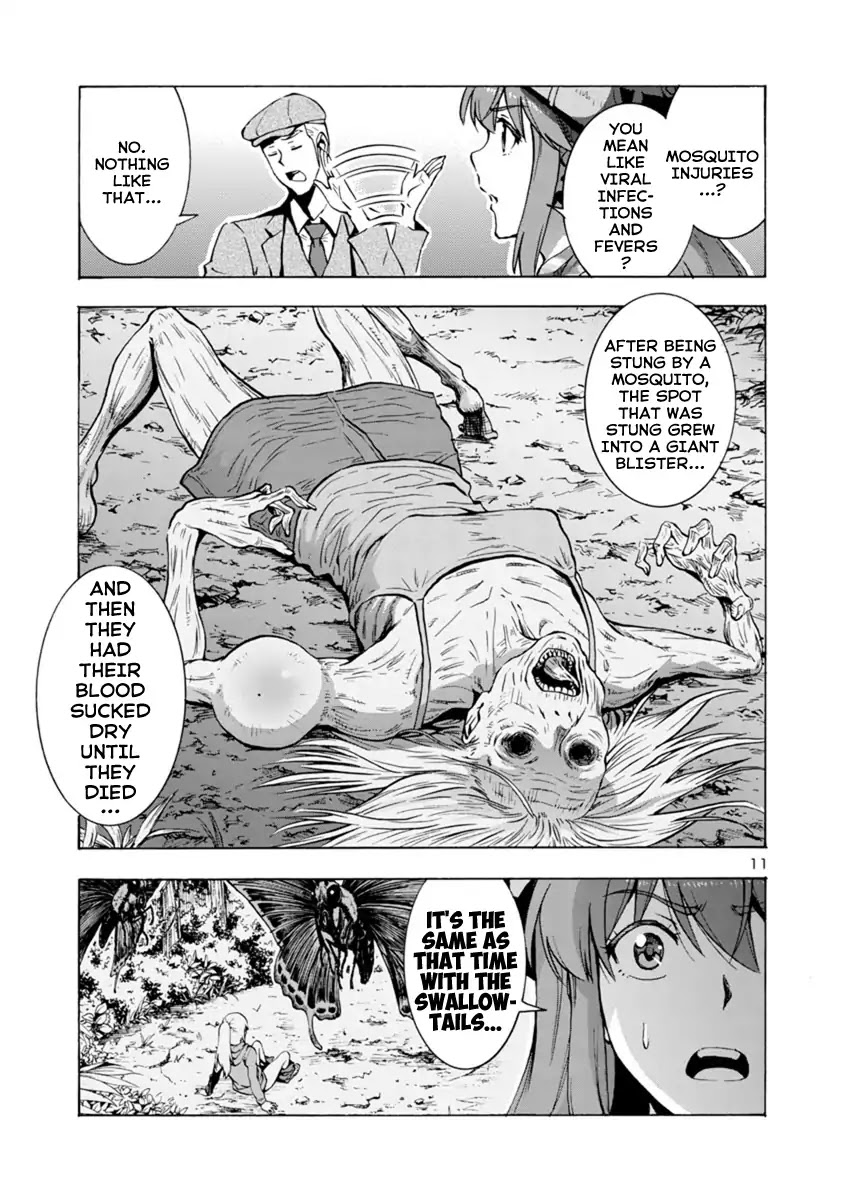 Dai Kyochuu Rettou Chapter 4.1 page 11 - Chapter 4.1: Forest of the Bloodsuckers (Part 01)