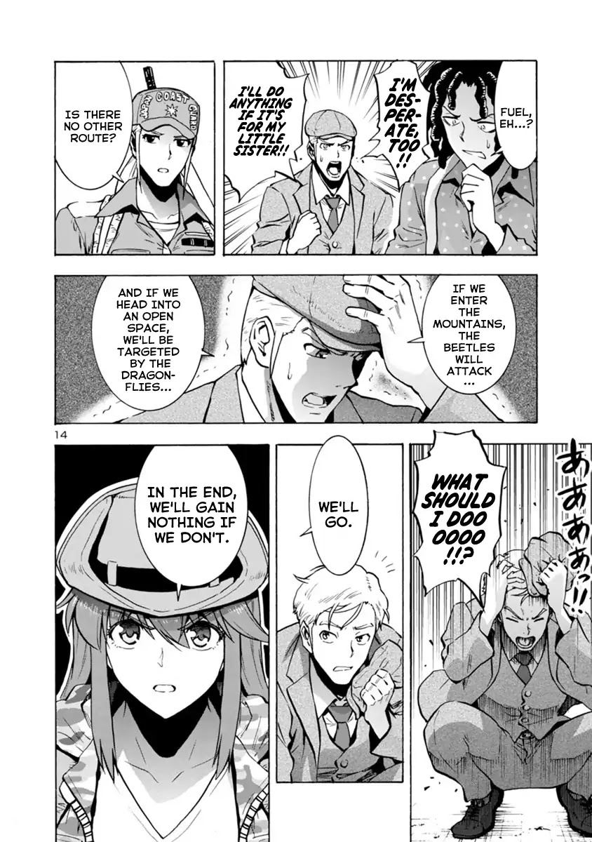 Dai Kyochuu Rettou Chapter 4.1 page 14 - Chapter 4.1: Forest of the Bloodsuckers (Part 01)