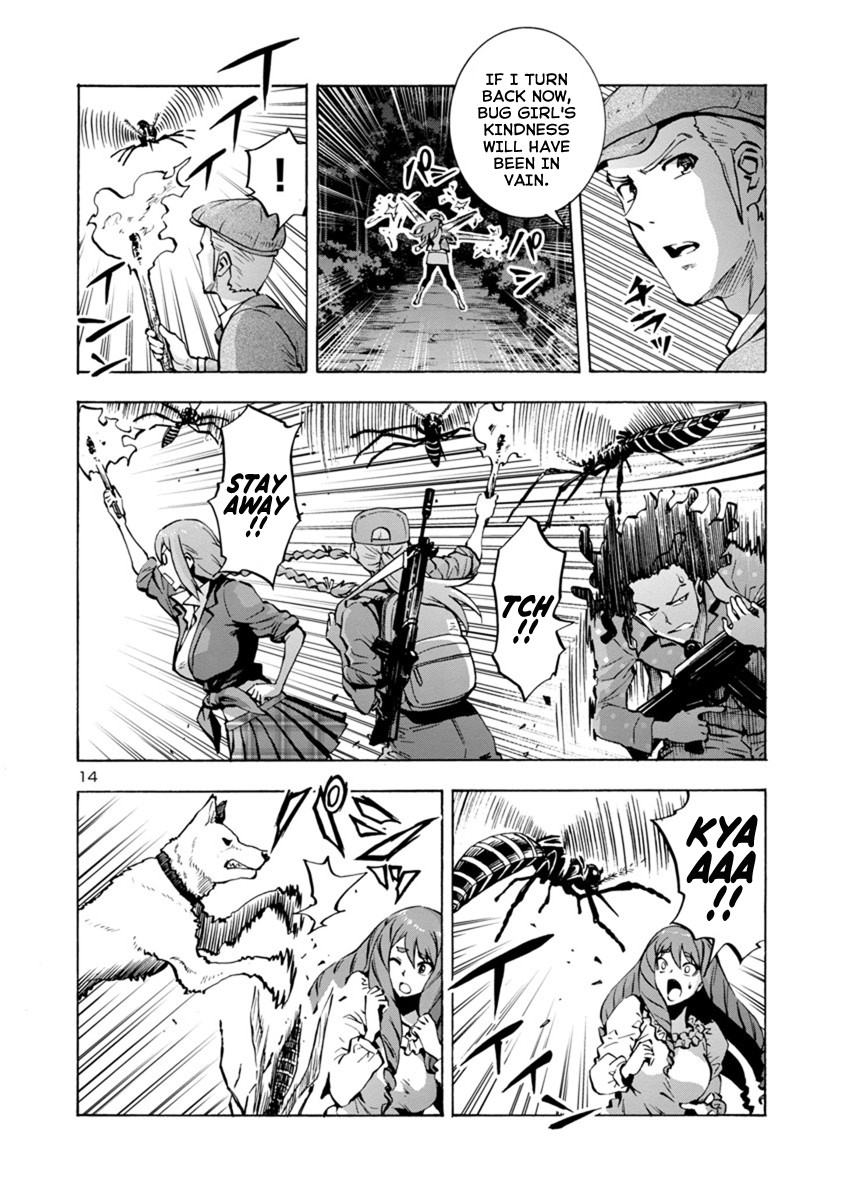 Dai Kyochuu Rettou Chapter 4.2 page 14 - Chapter 4.2: Forest of the Bloodsuckers (Part 02)