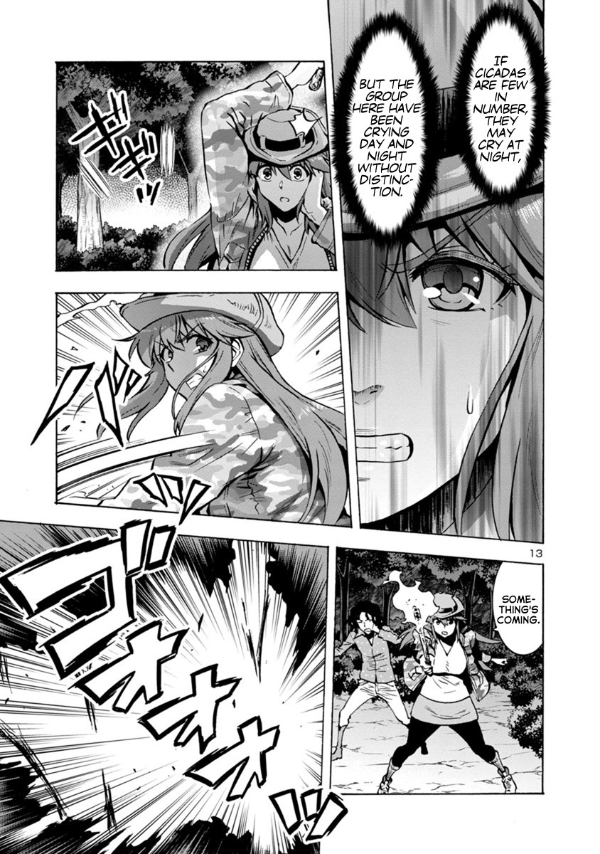 Dai Kyochuu Rettou Chapter 7.2 page 13 - Chapter 7.2: A Turbulent Omen (Part 02)