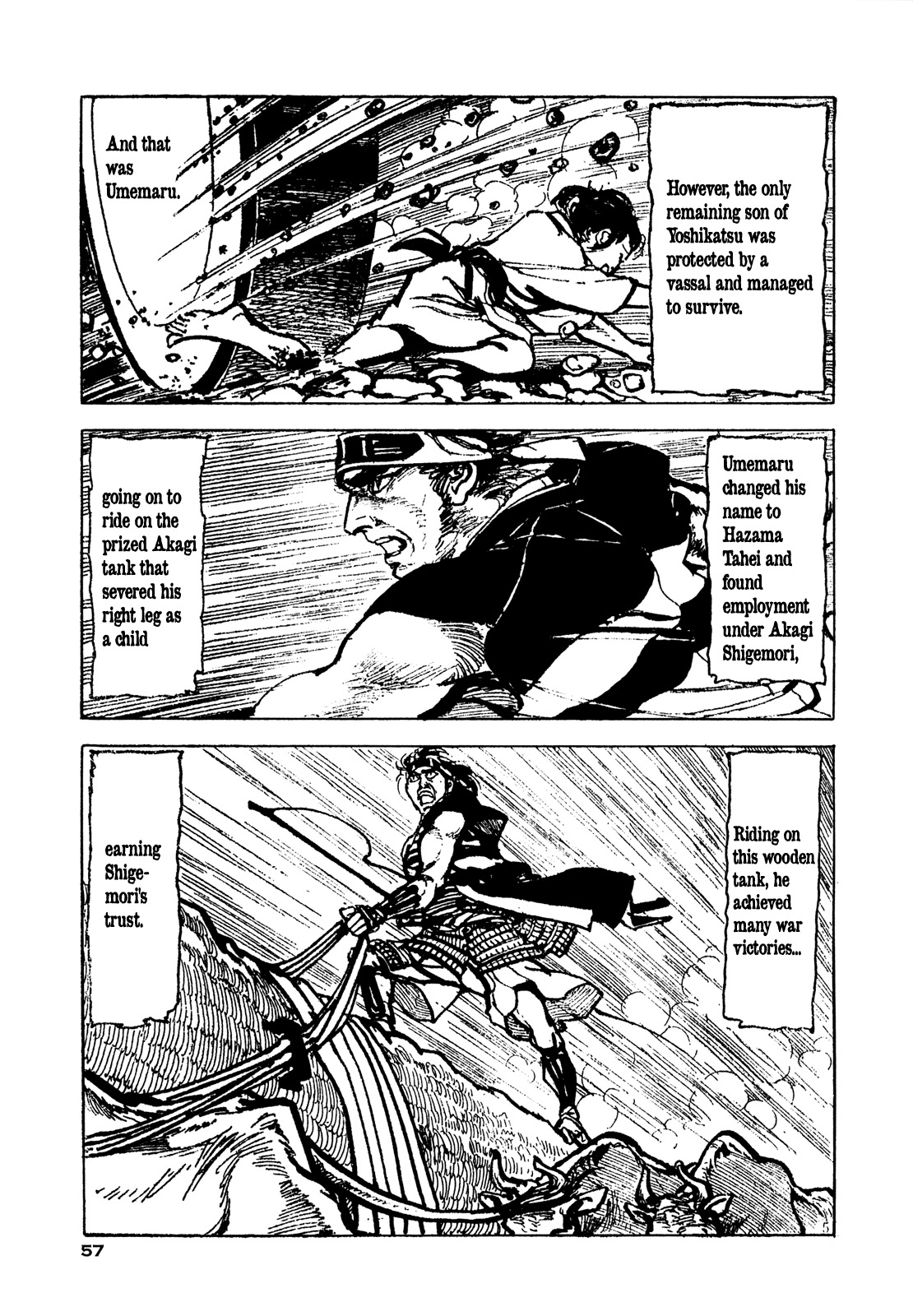 Daichi Gokujou Chi Dairuma Rikishi Chapter 2 page 3 - Chapter 2: The Great Hell Castle (2)