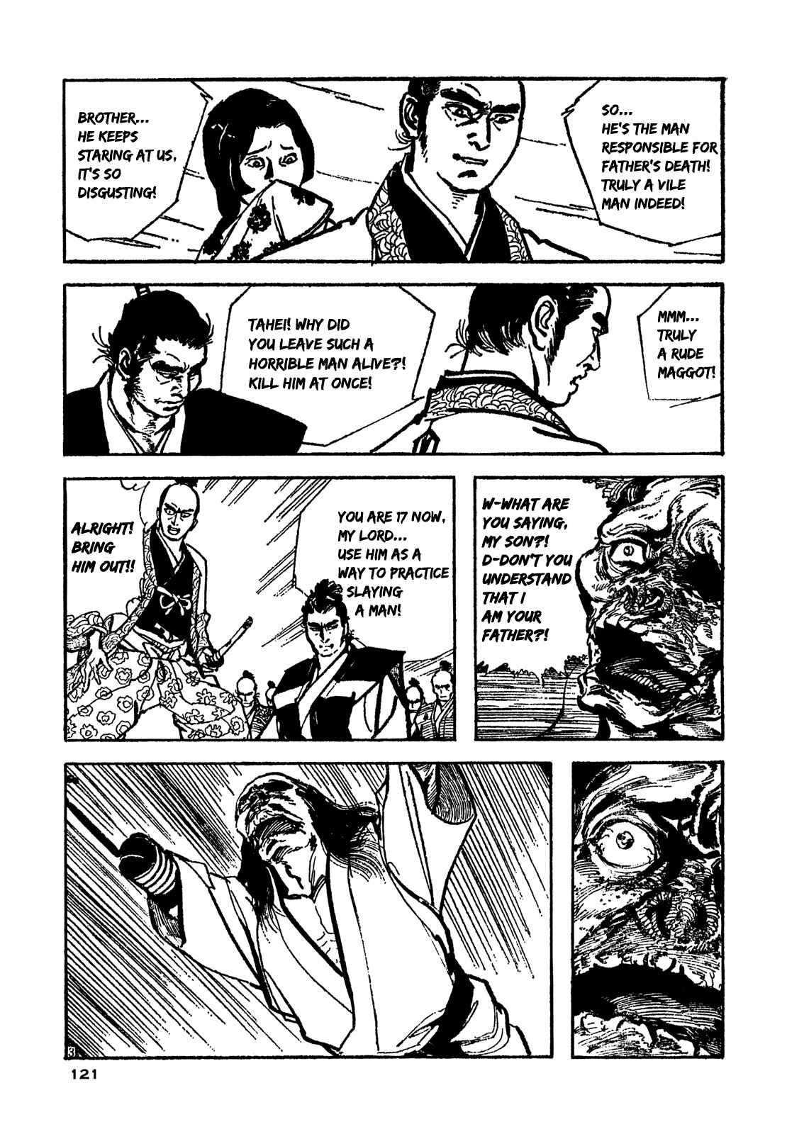 Daichi Gokujou Chi Dairuma Rikishi Chapter 4 page 3 - Chapter 4: The Great Hell Castle (4)