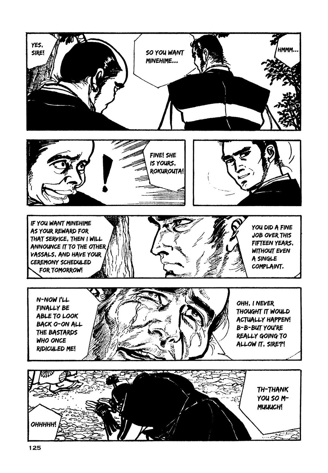 Daichi Gokujou Chi Dairuma Rikishi Chapter 4 page 7 - Chapter 4: The Great Hell Castle (4)