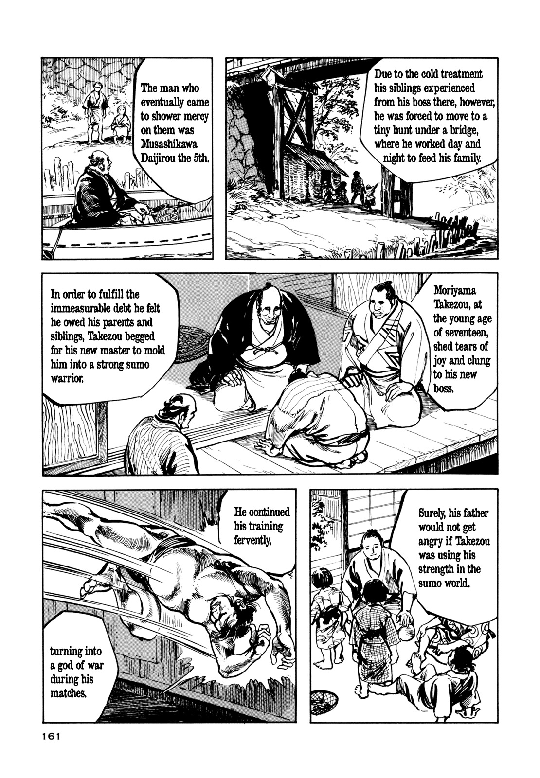 Daichi Gokujou Chi Dairuma Rikishi Chapter 6 page 12 - Chapter 6: The Legend of Great Sumo Soul: Bloody Daruma Warrior