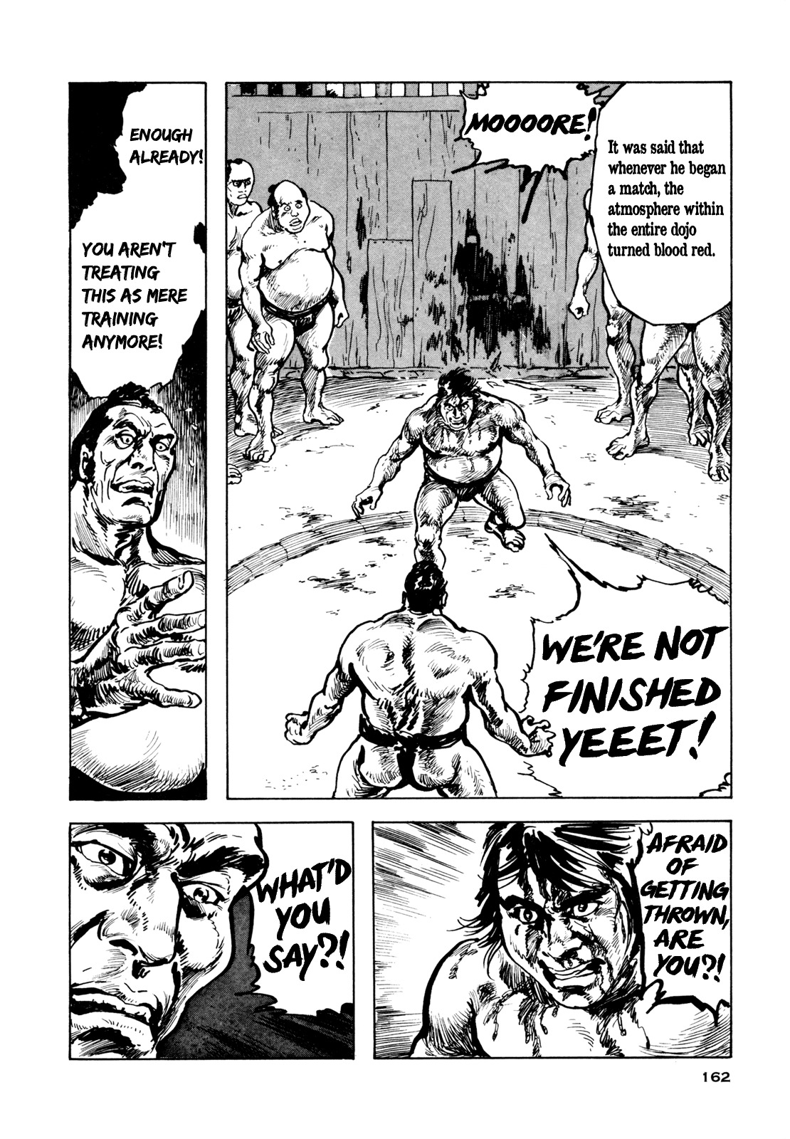 Daichi Gokujou Chi Dairuma Rikishi Chapter 6 page 13 - Chapter 6: The Legend of Great Sumo Soul: Bloody Daruma Warrior