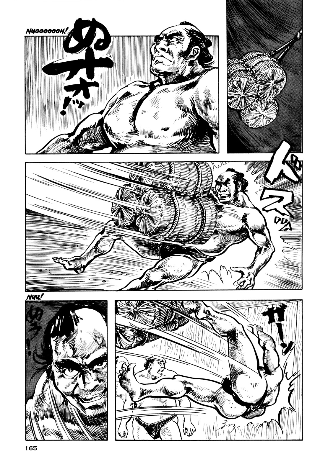 Daichi Gokujou Chi Dairuma Rikishi Chapter 6 page 16 - Chapter 6: The Legend of Great Sumo Soul: Bloody Daruma Warrior