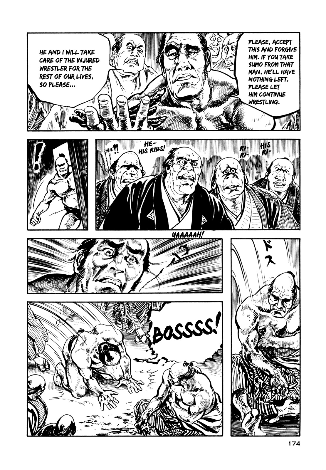 Daichi Gokujou Chi Dairuma Rikishi Chapter 6 page 25 - Chapter 6: The Legend of Great Sumo Soul: Bloody Daruma Warrior