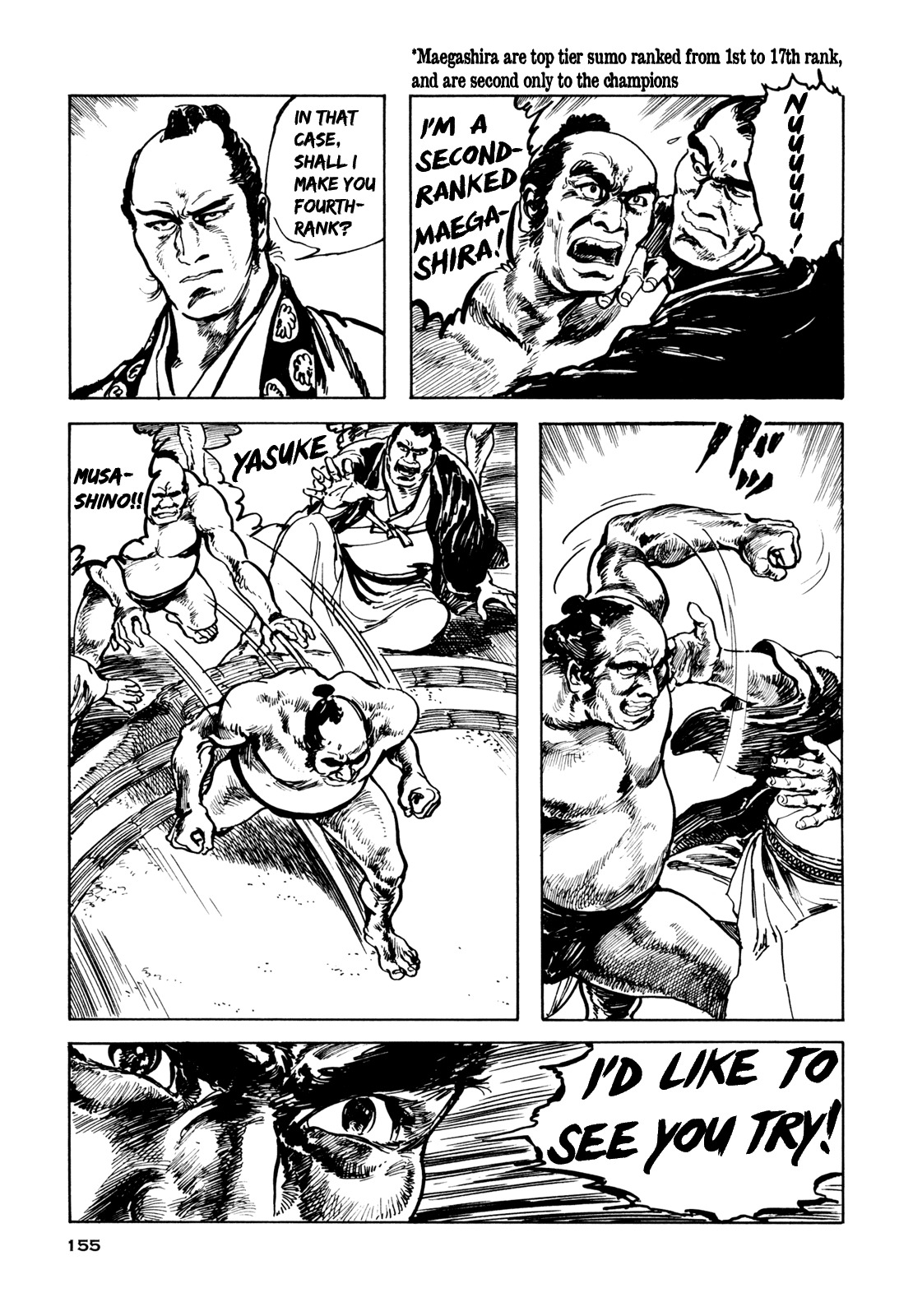 Daichi Gokujou Chi Dairuma Rikishi Chapter 6 page 6 - Chapter 6: The Legend of Great Sumo Soul: Bloody Daruma Warrior