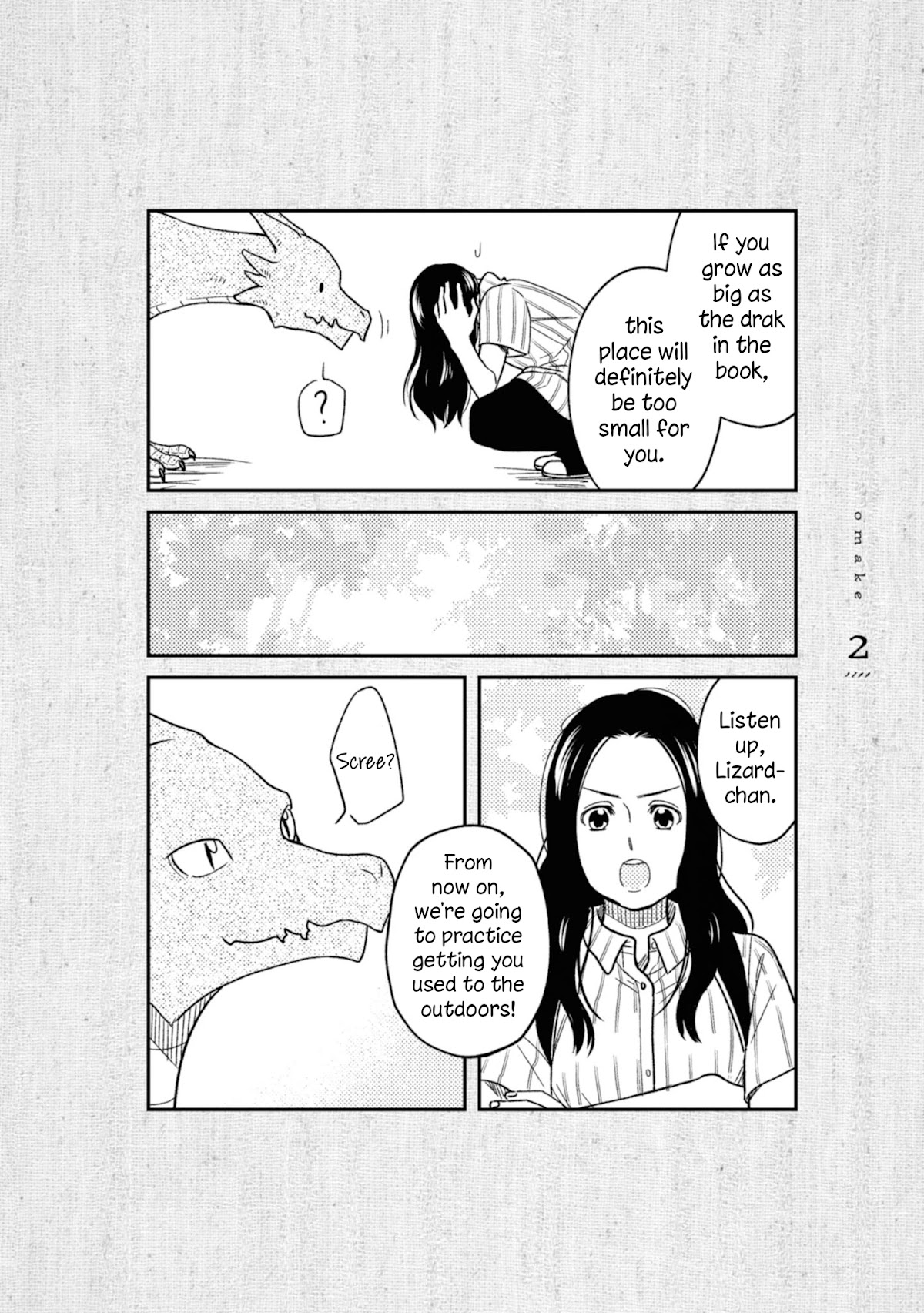 Daidokoro no Dragon Chapter 16.5 page 4 - Chapter 16.5: Extras