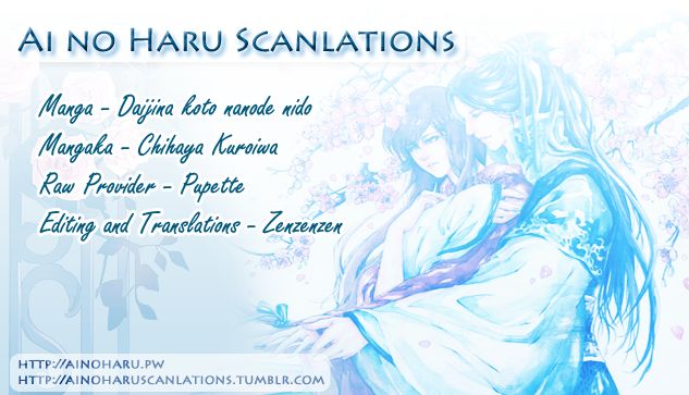 Daiji na Koto na no de, Nido. Chapter 4.2 page 1 - Chapter 4.2