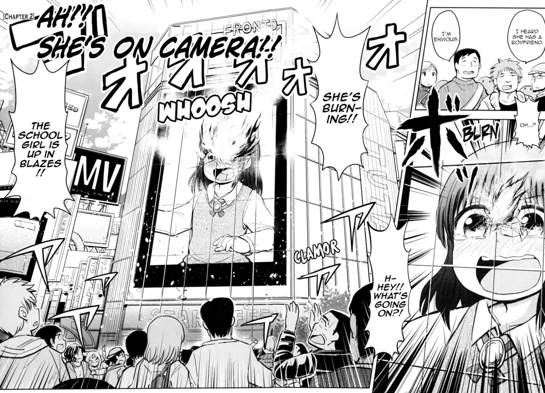 Daikanojo Chapter 2 page 3 - Chapter 2: Ah!! She's on Camera!!