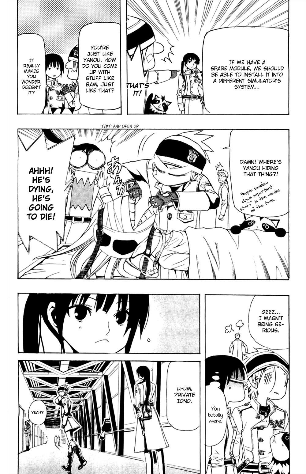 Daikusei Kuuki Heishidan Chapter 13 page 11 - Chapter 13: The Message