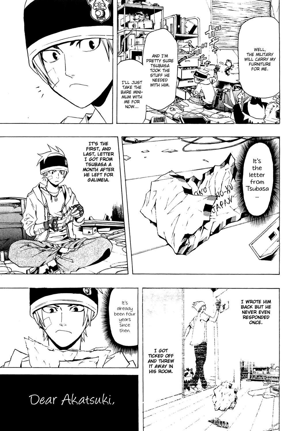 Daikusei Kuuki Heishidan Chapter 13 page 20 - Chapter 13: The Message