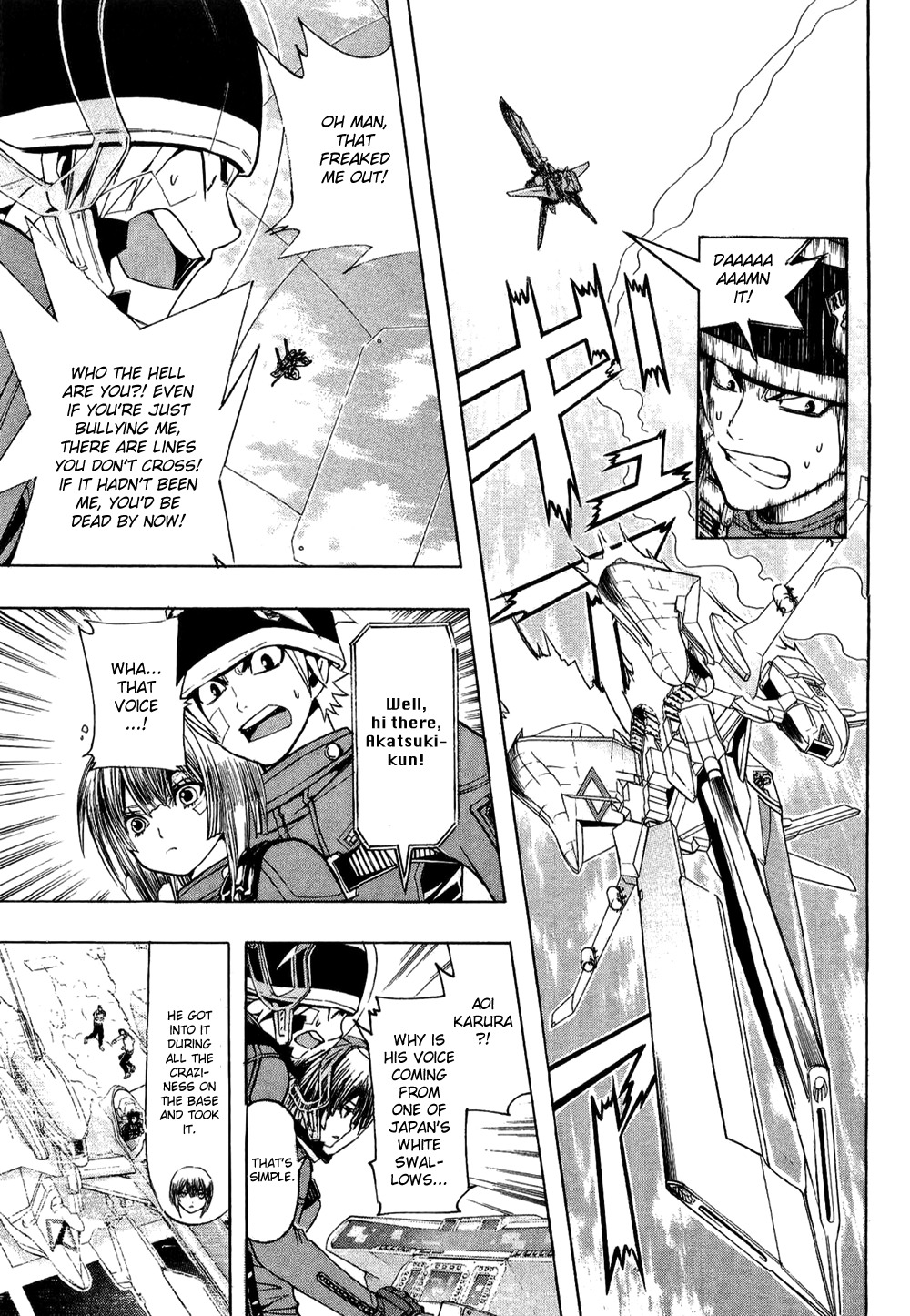 Daikusei Kuuki Heishidan Chapter 18 page 12 - Chapter 18: The Crimson Phoenix vs Garuda