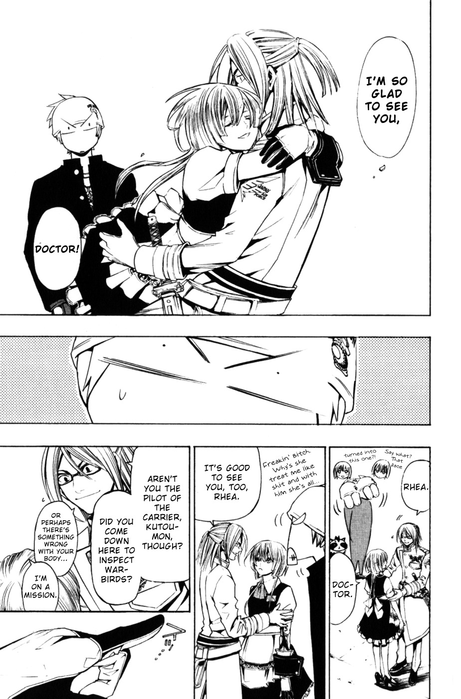 Daikusei Kuuki Heishidan Chapter 4 page 8 - Chapter 4: Rhea Calquerite