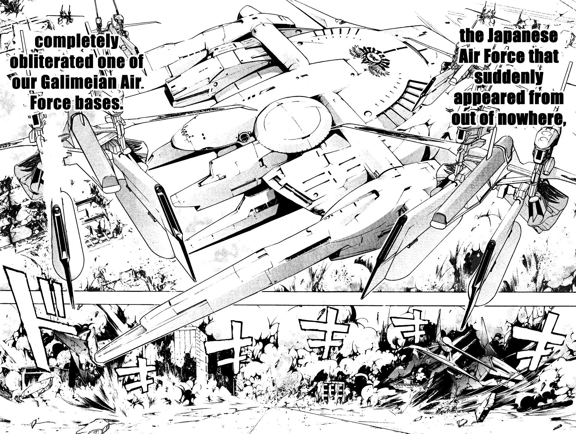 Daikusei Kuuki Heishidan Chapter 8 page 15 - Chapter 8: First Contact