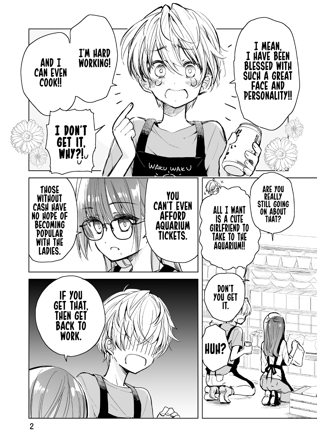 Daily Life of Sa-chan, a Drugstore Clerk Chapter 1 page 2 - Chapter 1