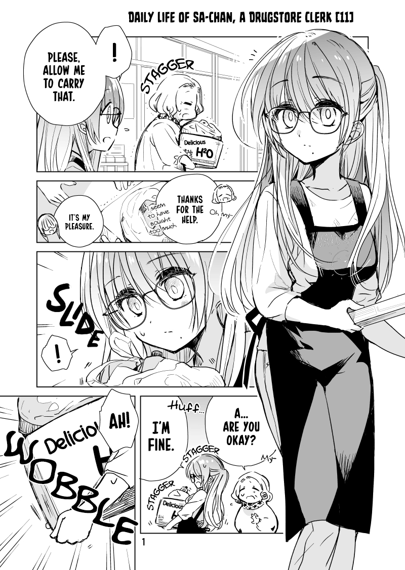 Daily Life of Sa-chan, a Drugstore Clerk Chapter 11 page 1 - Chapter 11