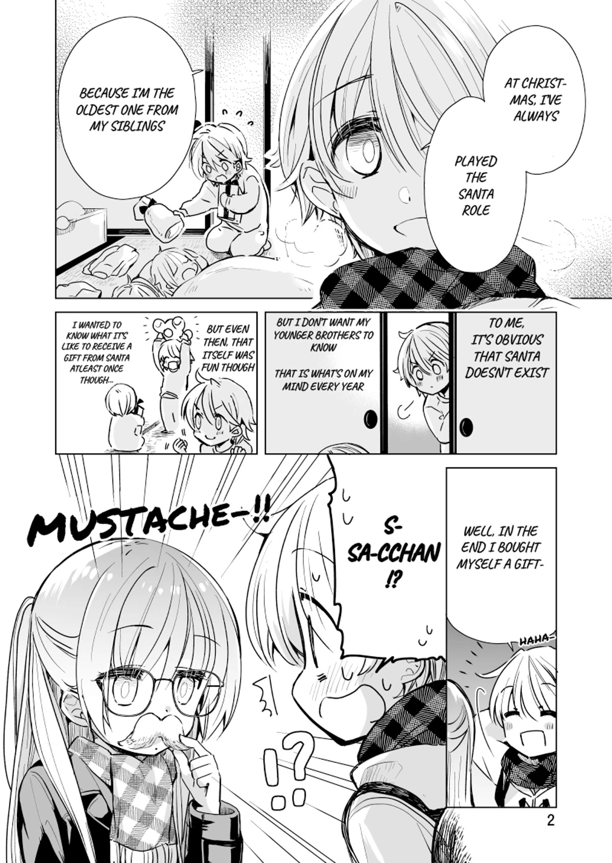 Daily Life of Sa-chan, a Drugstore Clerk Chapter 13 page 2 - Chapter 13: Christmas Special