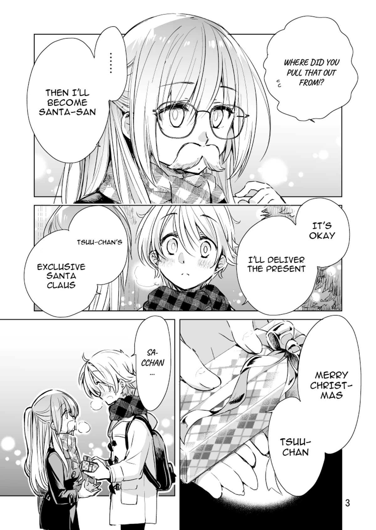 Daily Life of Sa-chan, a Drugstore Clerk Chapter 13 page 3 - Chapter 13: Christmas Special