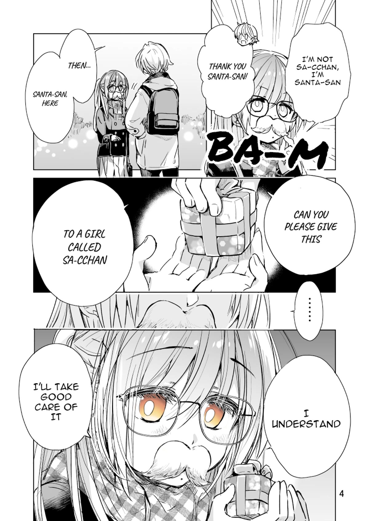 Daily Life of Sa-chan, a Drugstore Clerk Chapter 13 page 4 - Chapter 13: Christmas Special