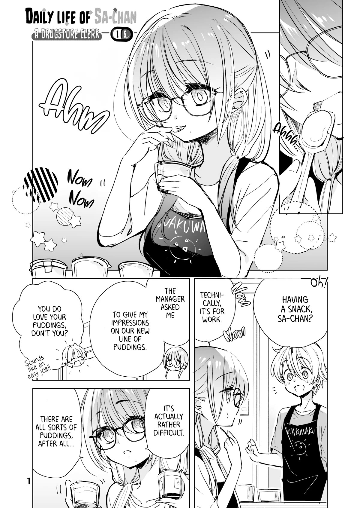 Daily Life of Sa-chan, a Drugstore Clerk Chapter 15 page 1 - Chapter 15