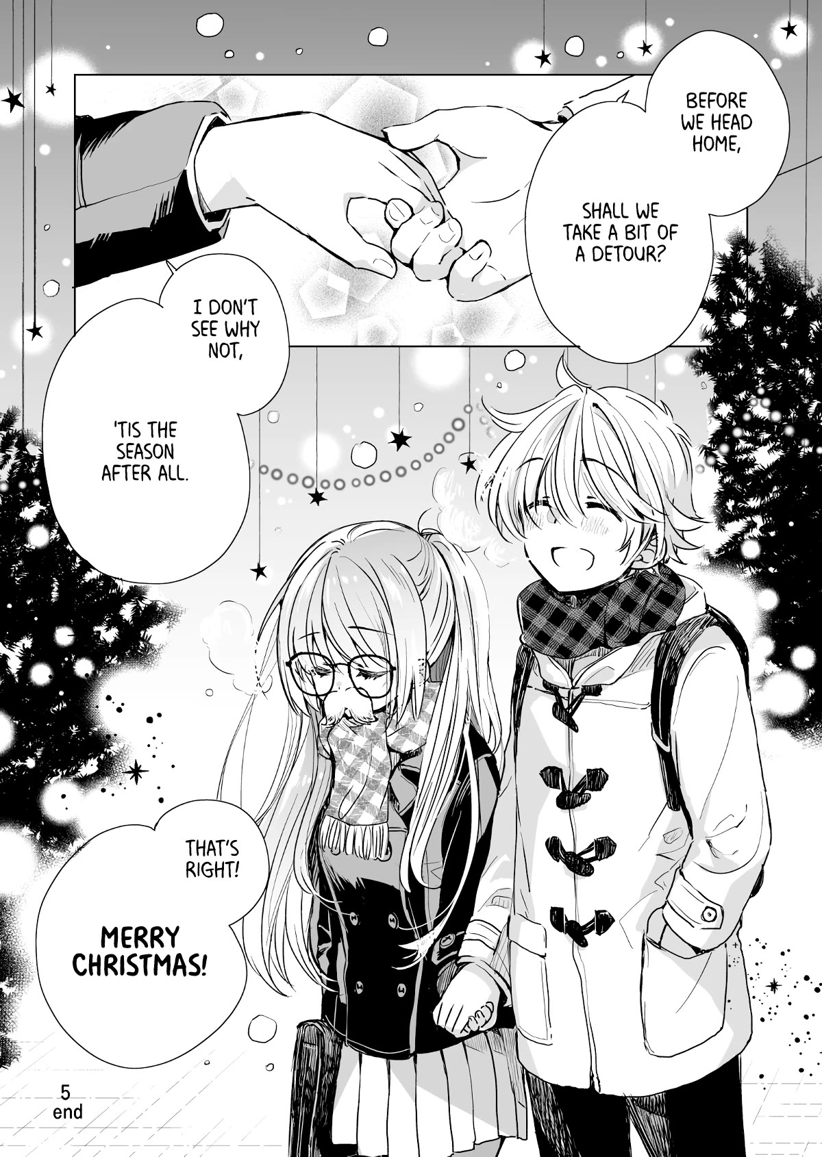 Daily Life of Sa-chan, a Drugstore Clerk Chapter 16.5 page 5 - Chapter 16.5: Christmas Special