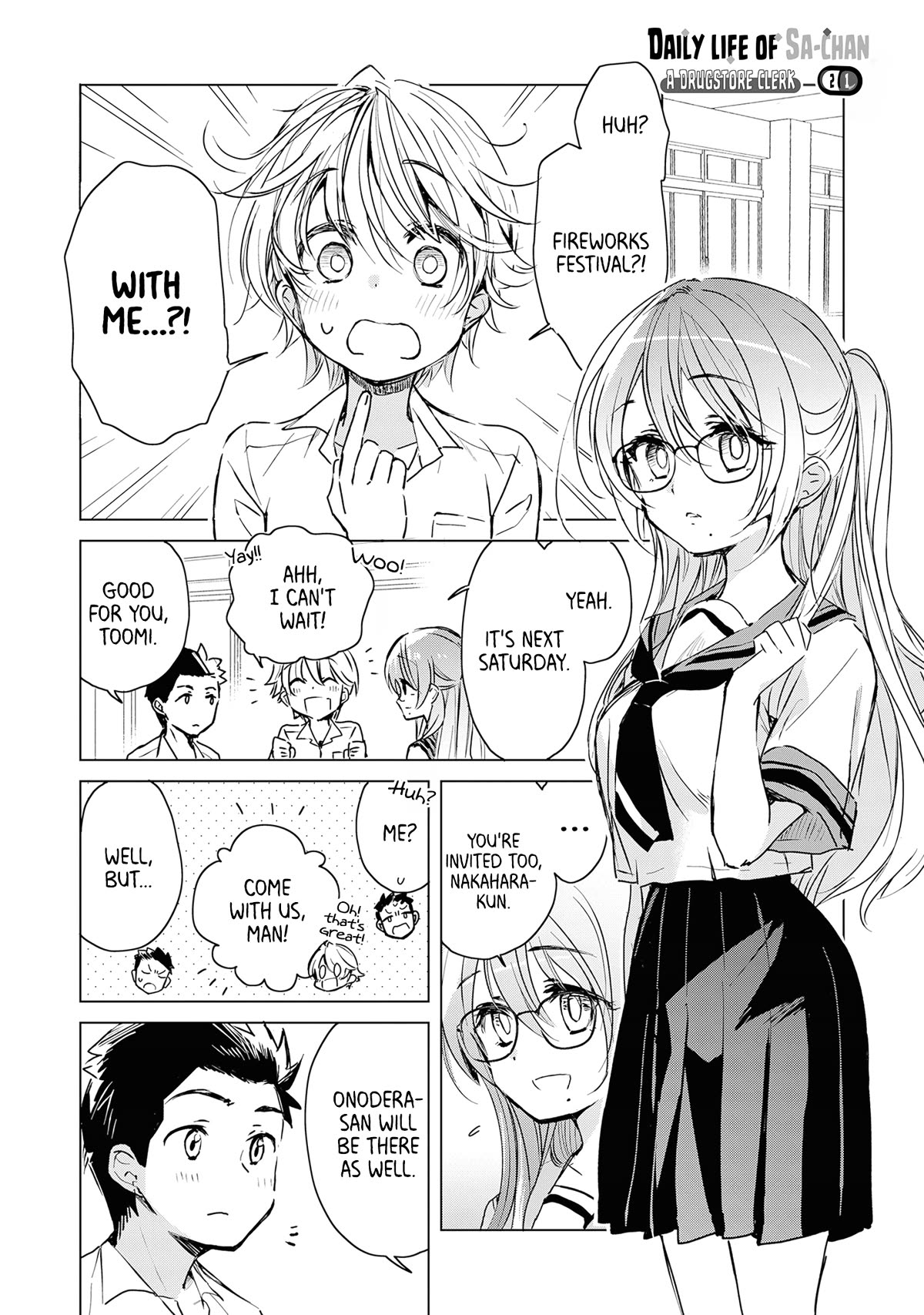 Daily Life of Sa-chan, a Drugstore Clerk Chapter 21 page 1 - Chapter 21