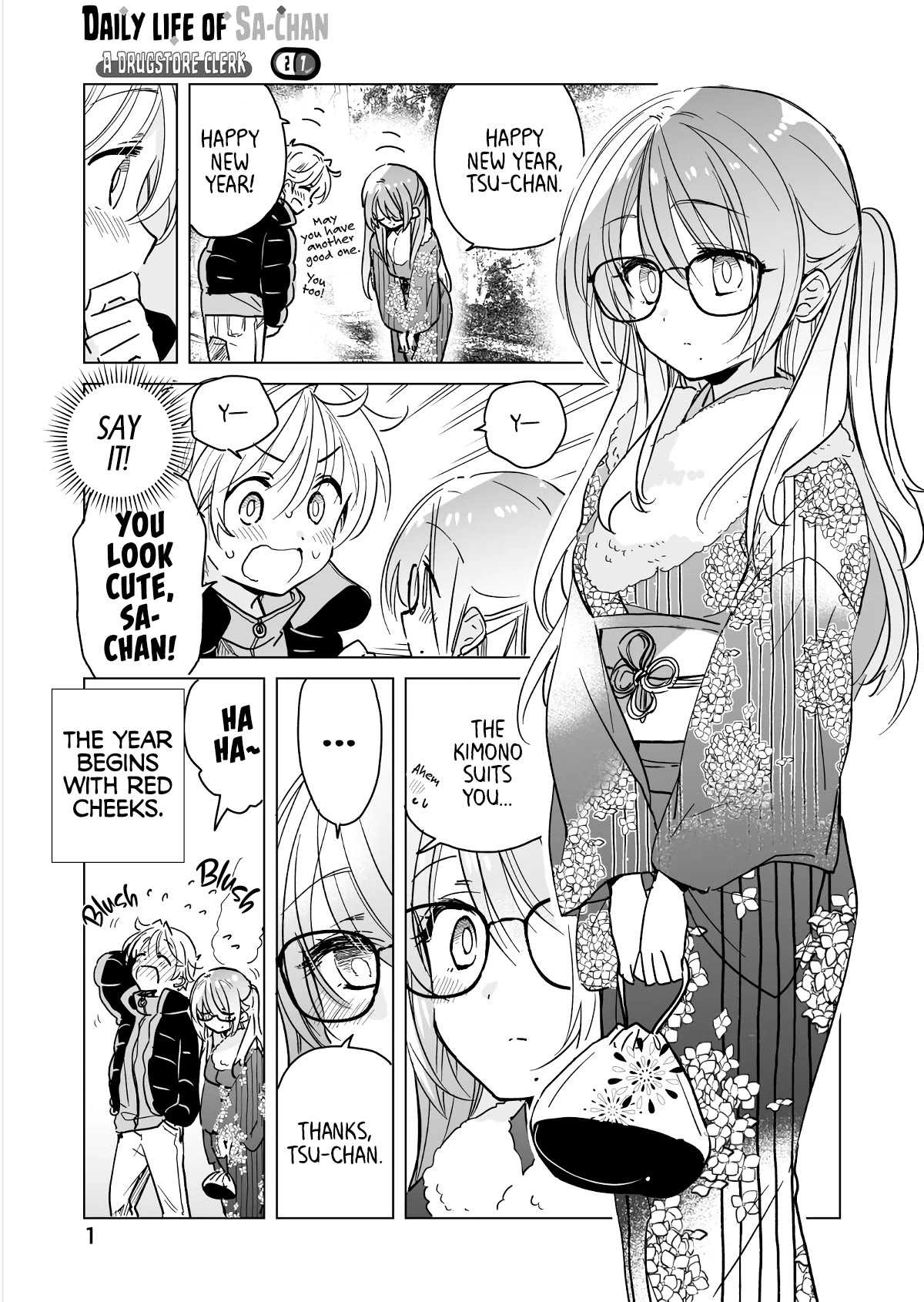 Daily Life of Sa-chan, a Drugstore Clerk Chapter 27 page 1 - Chapter 27