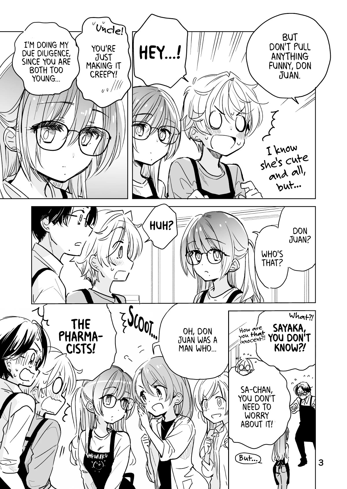 Daily Life of Sa-chan, a Drugstore Clerk Chapter 29 page 3 - Chapter 29