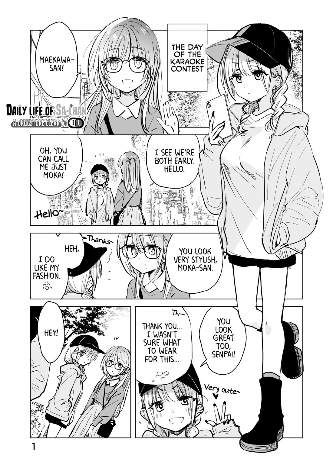 Daily Life of Sa-chan, a Drugstore Clerk Chapter 37 page 1 - Chapter 37
