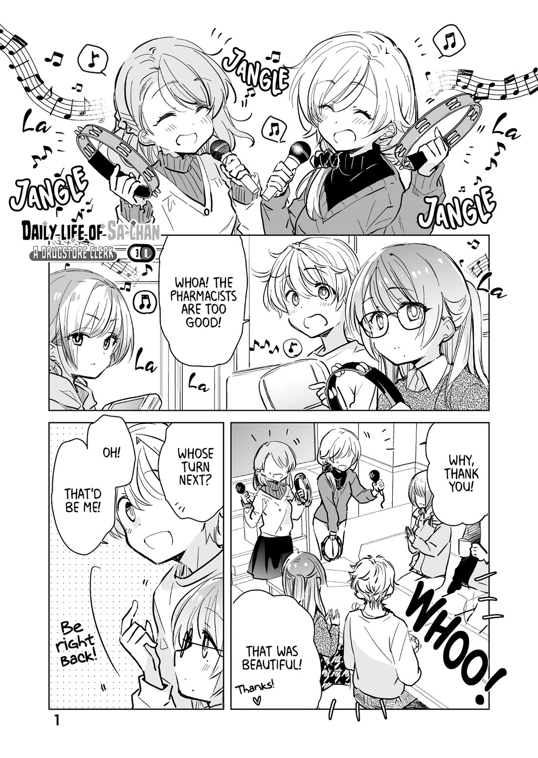 Daily Life of Sa-chan, a Drugstore Clerk Chapter 38 page 1 - Chapter 38